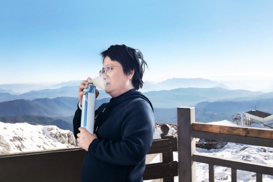 Przenośny respirator tlenowy