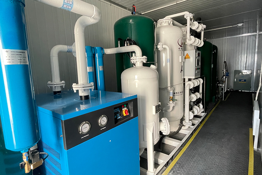 Kontenerowy generator azotu PSA