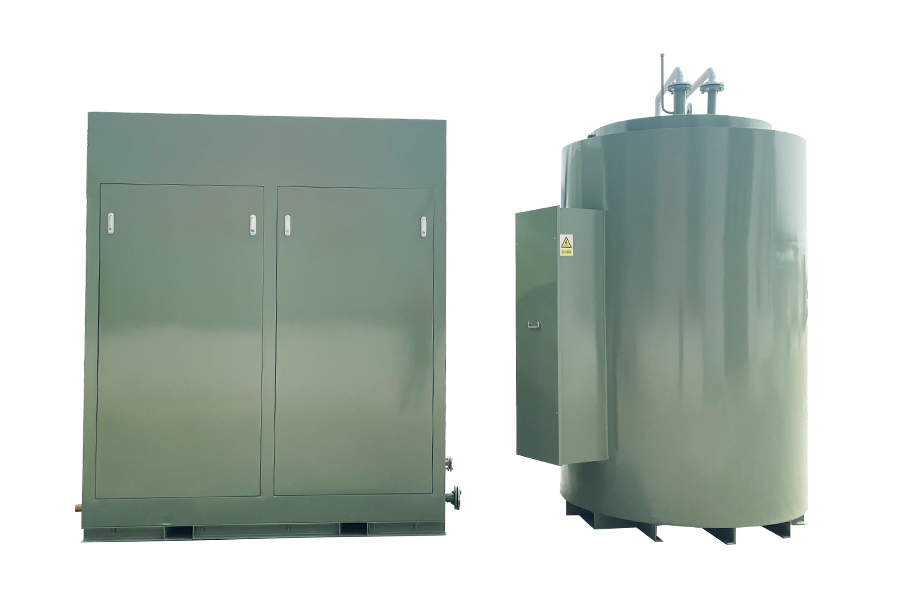 Instalacja do produkcji wodoru z rozkładem amoniaku w piecu kołowym