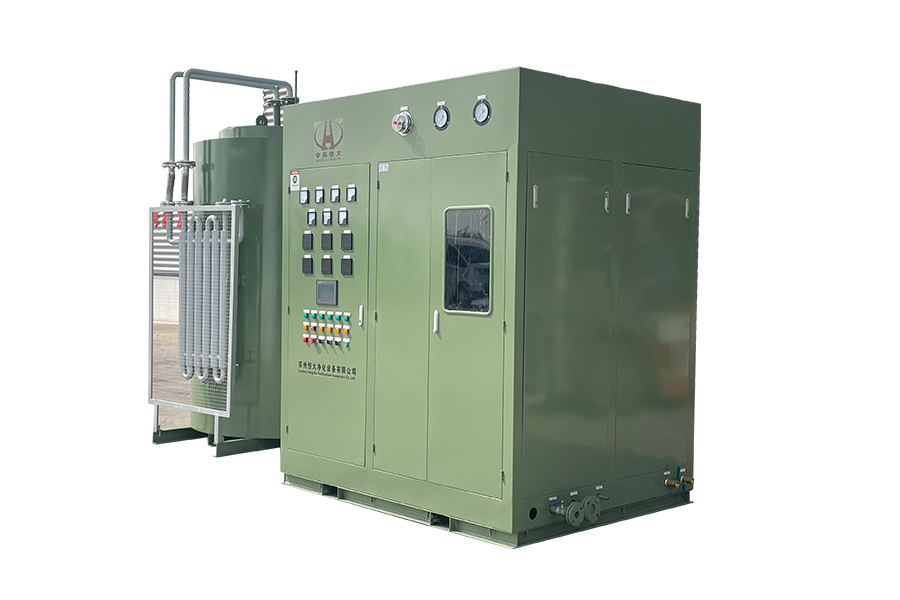 Instalacja do produkcji wodoru z rozkładem amoniaku w piecu kołowym