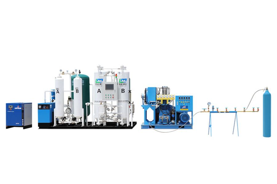 Medyczny system napełniania tlenem na miejscu