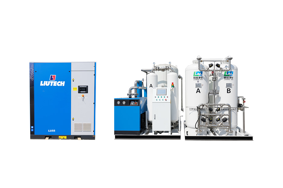 Generator tlenu z medycznym sitem molekularnym